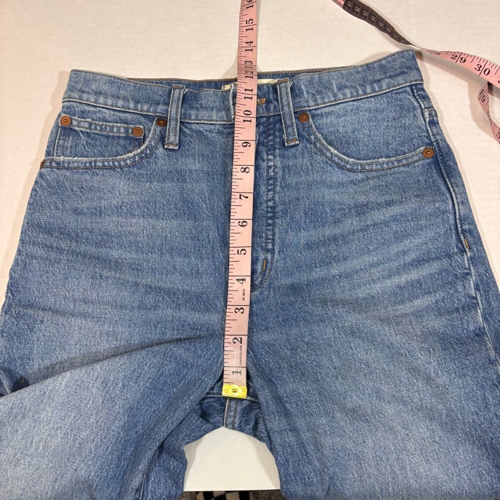 Madewell Classic Straight Jeans in Nearwood Wash Size 24 M3520 - Picture 15 of 16